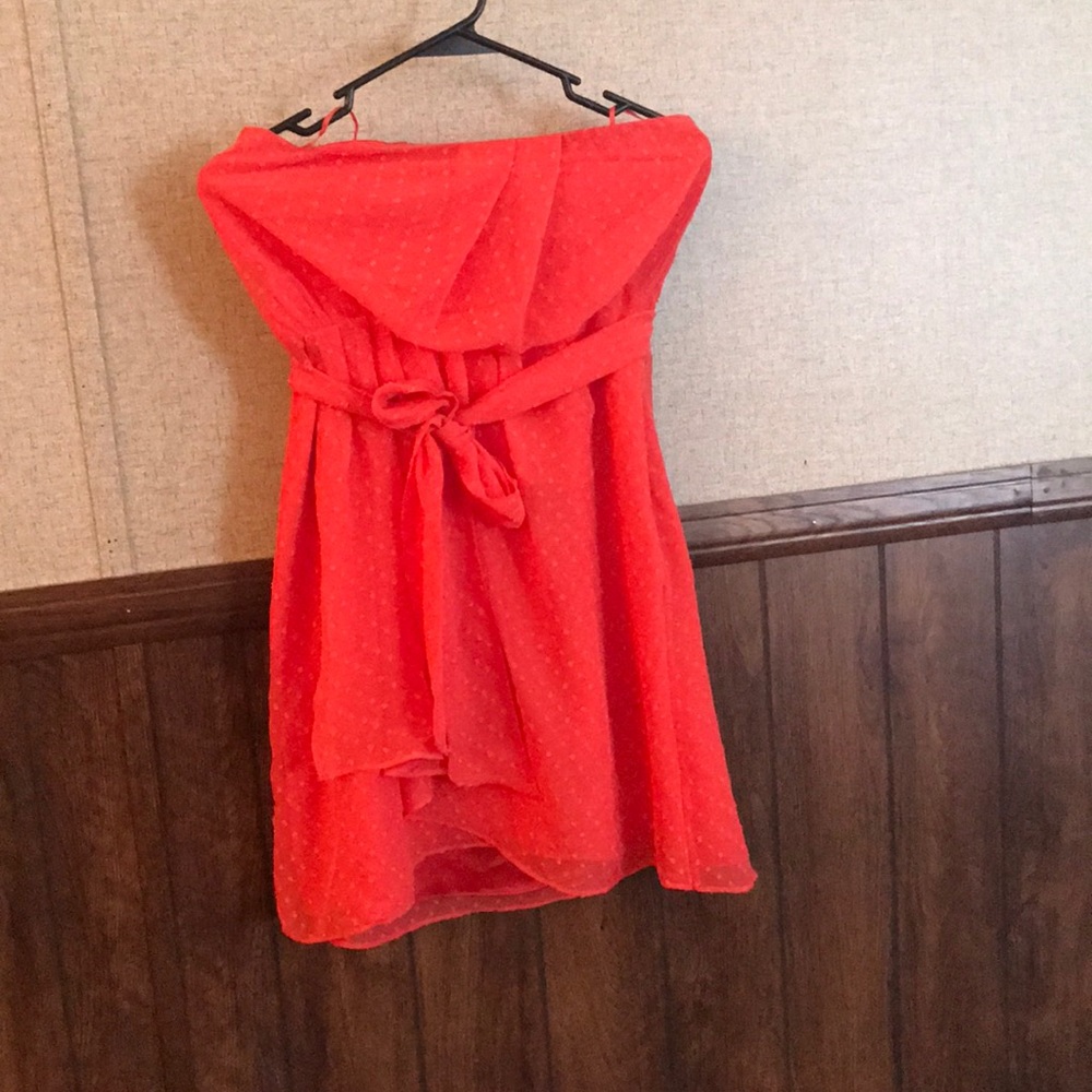 Express dressy strapless dress